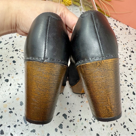 Dansko Dorothy Black Suede Leather Mary Jane Women’s Clog Heels Sz 37 - Picture 11 of 11